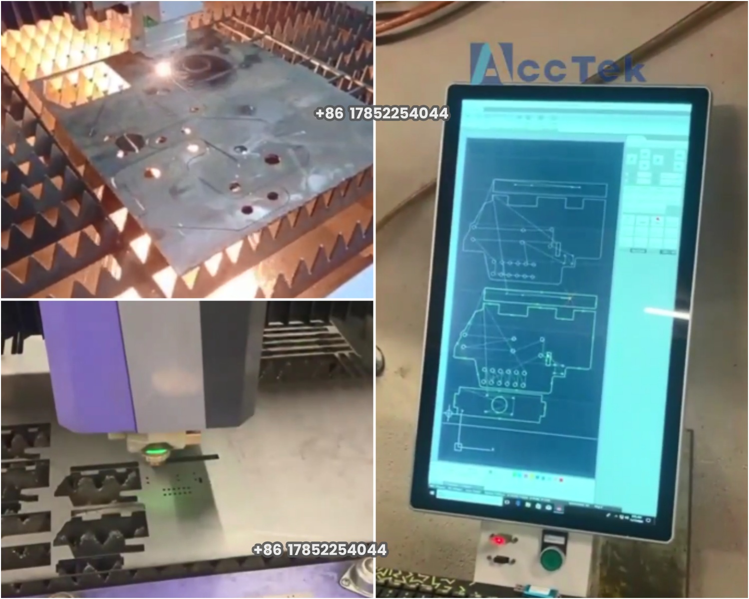 Industrial Laser Machine Price - AKJ1530F 2040 2060 2560 1000 ワット