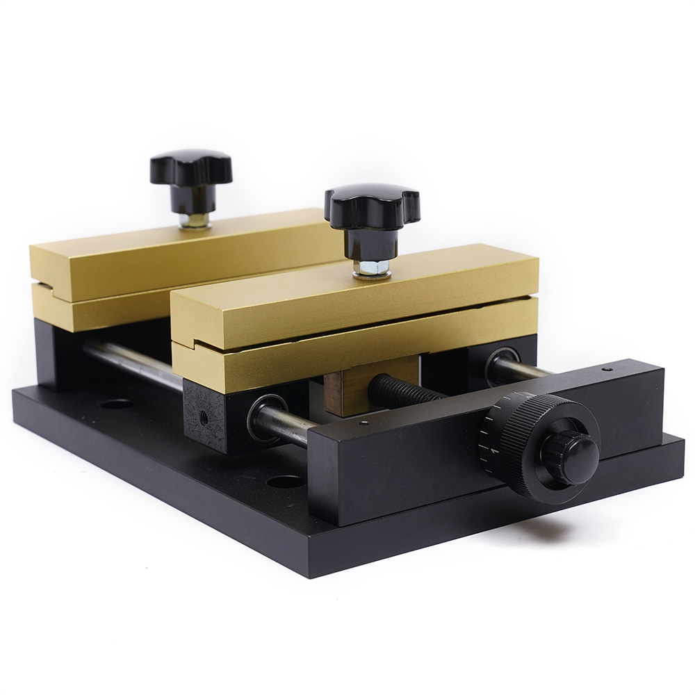 Industrial Laser Marker - レーザー切断彫刻マーキングマシン固定治具陽極酸化アルミニウム合金片側固定スライドクランプ皿穴付き取り付け穴付きM5 M6ネジ対応工業用レーザー機器ワークピースクランプツール