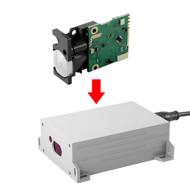 Industrial Laser Measurement - IP67防水20Hzレーザー距離測定センサー、建設業界向けレーザーレンジセンサー、RS485インターフェースポート付き