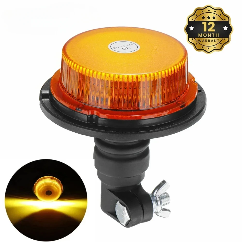 Industrial Laser Pointer 24V - 12V 24V 緊急ストロボライトセット車両アンバー LED 警告点滅ビーコン回転信号ランプ車のトラックトラクター防水