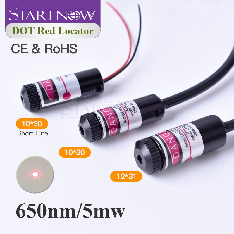 Industrial Laser Technology - レーザードット赤色位置決め650nm 5mw集束可能ビームダイオードレーザードットモジュール赤色ロケーターレーザーマーキング彫刻機部品用