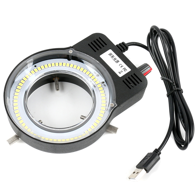 Industrial Visual - 調整可能な USB LED リングランプ 70 個