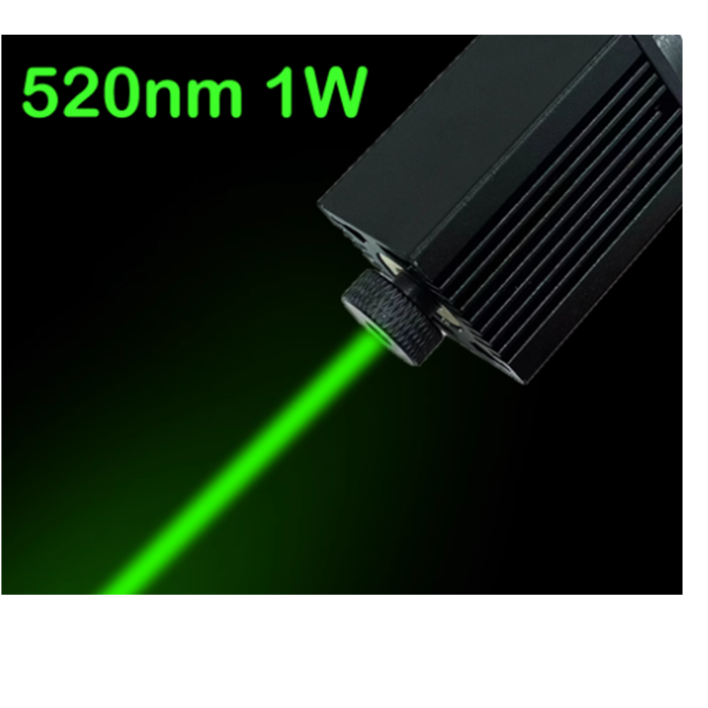 Industrial Laser Pointer - 520nm 1W ドットグリーン調整可能な厚さのLEDモジュール
