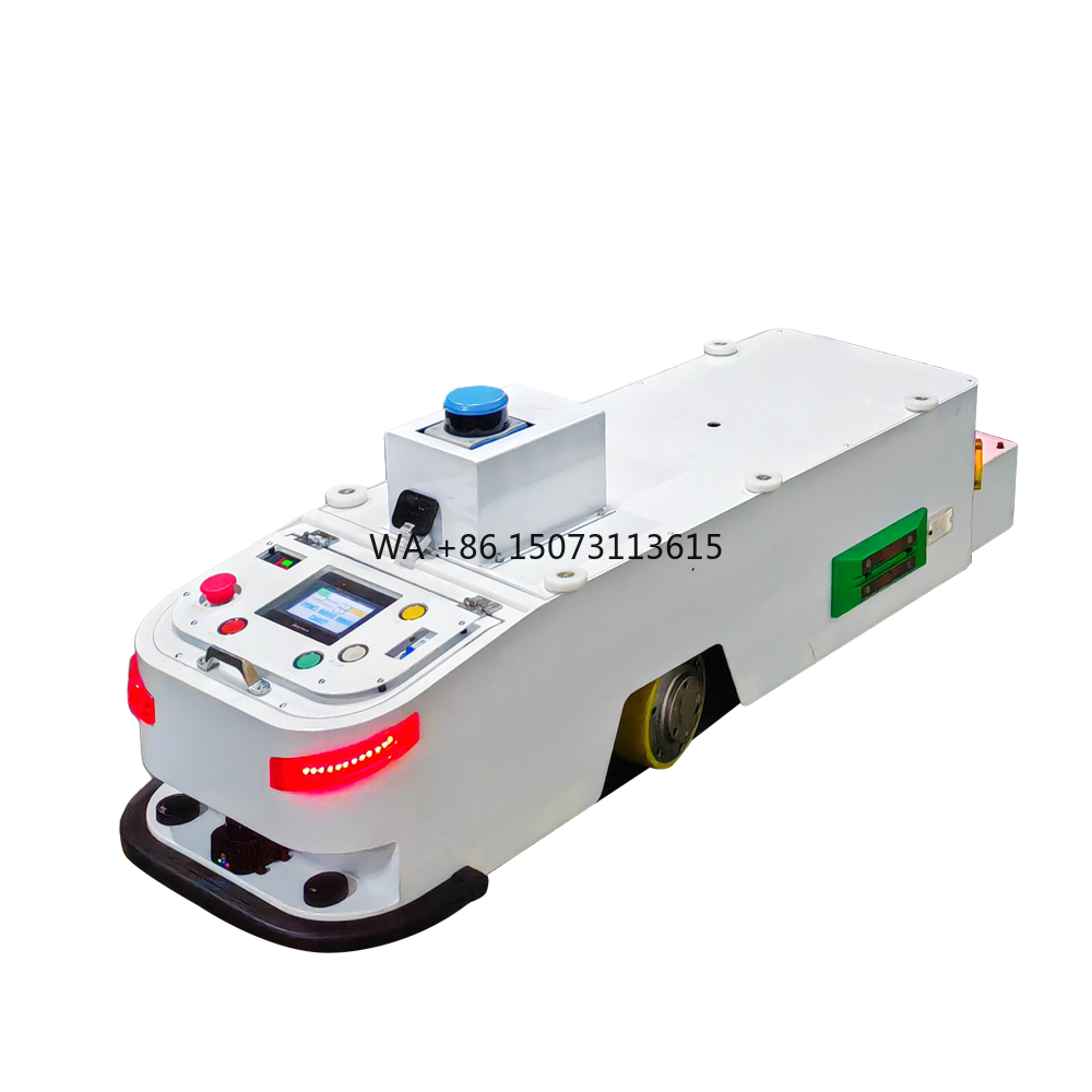 Industrial Laser Guide - MDBOT 2000kg牽引力 レーザーガイド式AMRロボット 自律走行ロボット 倉庫物流向け