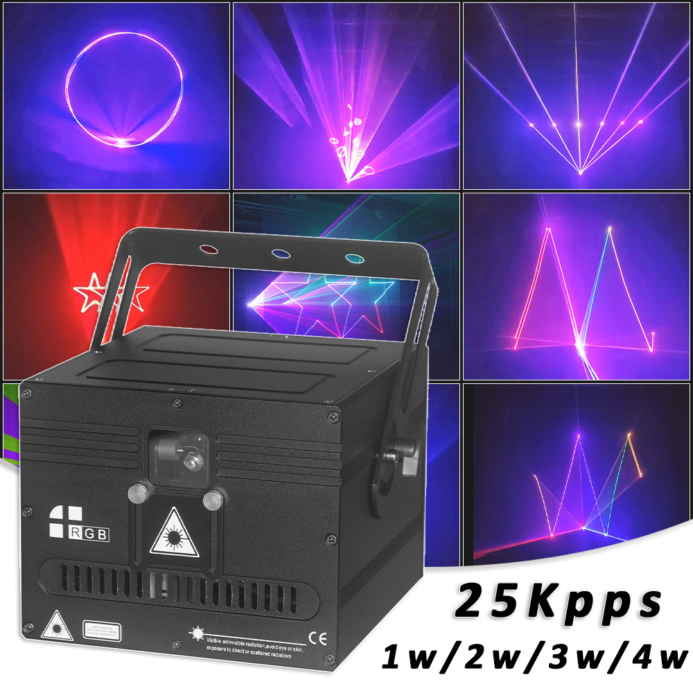 Industrial Laser Projector - YUER RGB レーザー 1 ワット 2