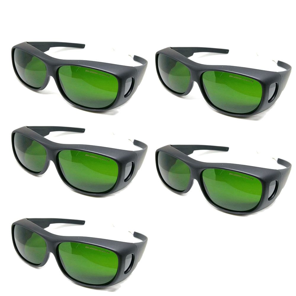 Laser Safety Goggles - 目の保護ゴーグル,レーザー安全メガネ,脱毛処理,ipl,200 nm-2000nm, 5個