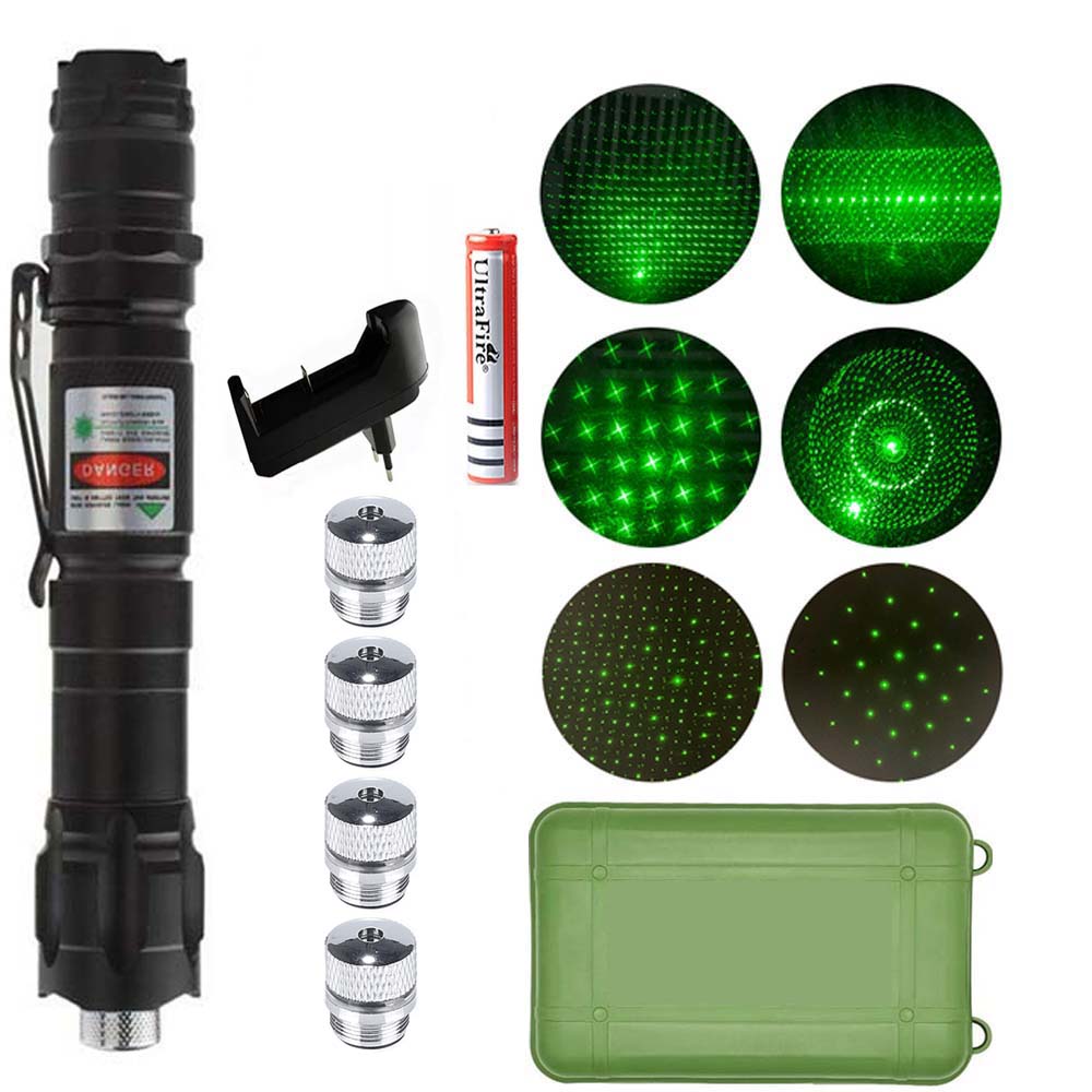 Industrial Laser Pointer - ミニグリーンレーザーLEDキュートな赤色レーザーポインター、猫のおもちゃ、電池付き、インタラクティブな明るいアニメーションポインターライトペン