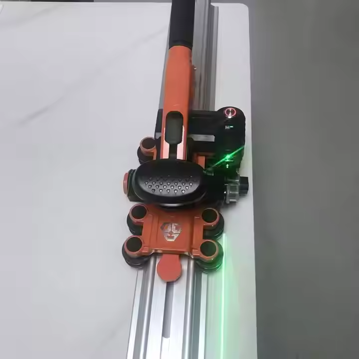 Industrial Laser Guide - 工業用レーザー3.8m大型ガイドレール式手動タイルカッター、焼結石、デクトン、磁器スラブ、セラミックタイル用ポータブルタイプ