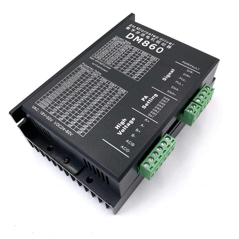DM860ステッピングモータードライバーコントローラーマイク - Stepper Driver Cnc のレビューと価格