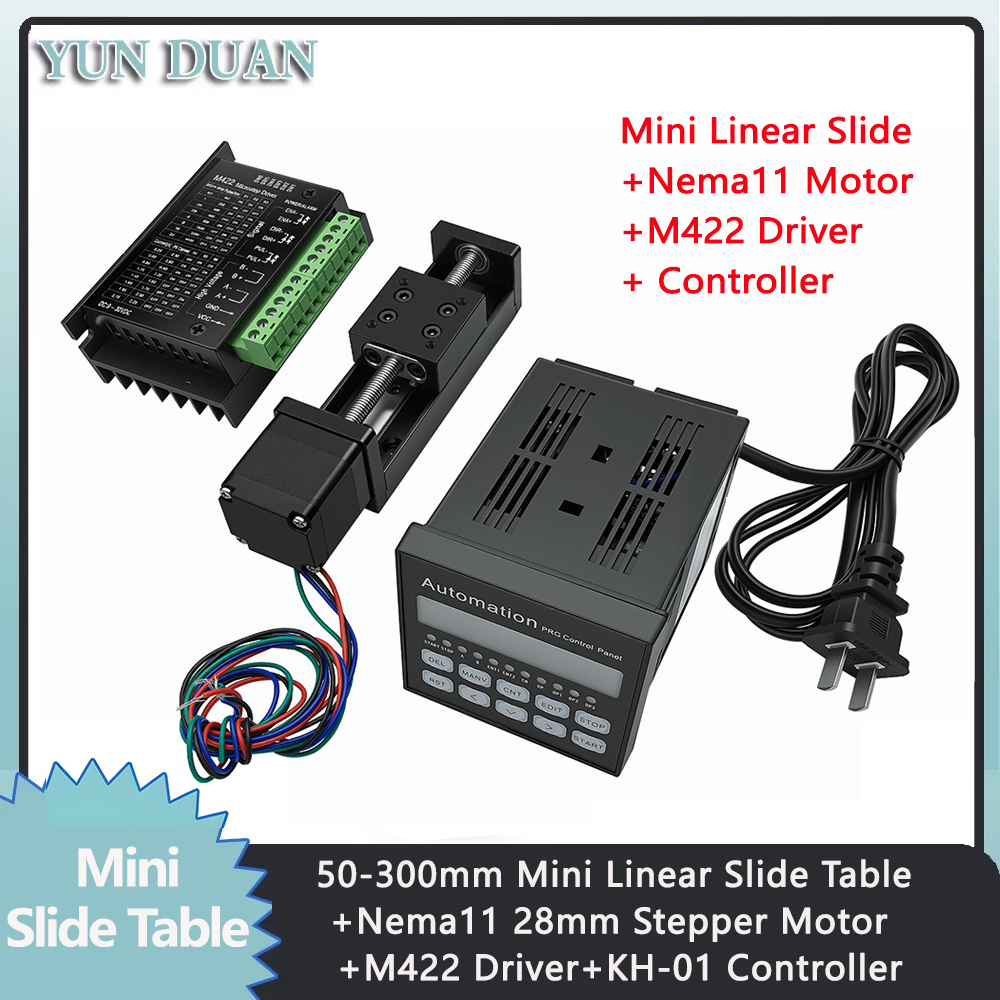 T型スライドテーブルレール リニア50-300mmストローク - Stepper Driver Cnc のレビューと価格