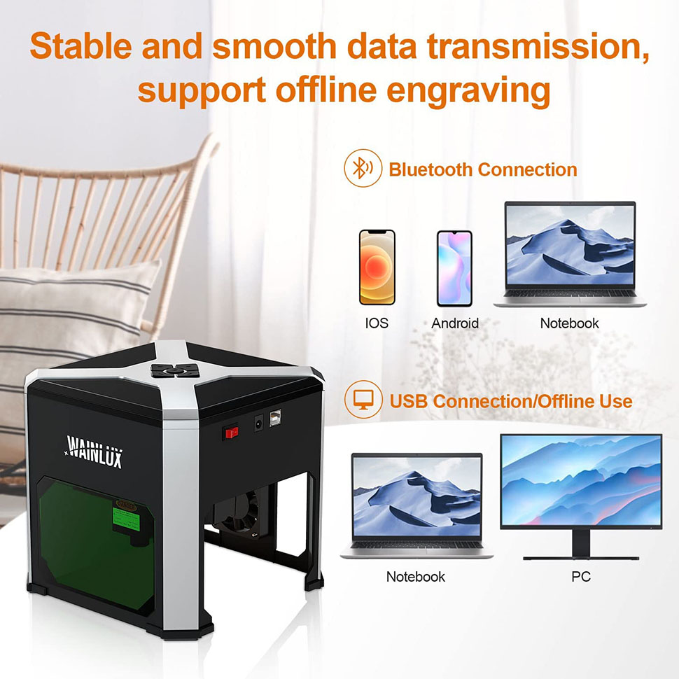 Wainlux レーザー彫刻機 K6 マークプリンターカッタ - Industrial Laser Technology のレビューと価格