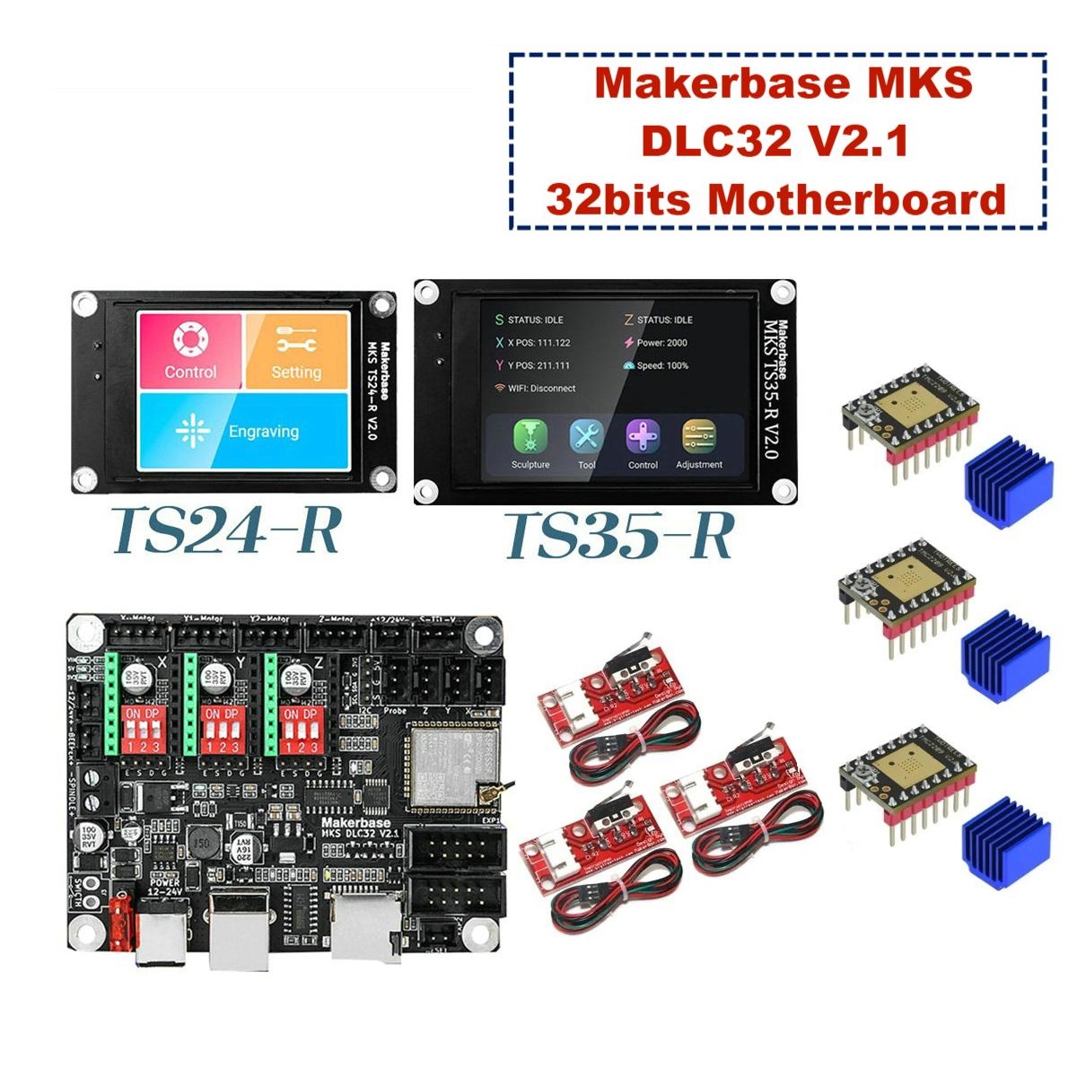 Makerbase-レーザー彫刻機用のmksdlc32 v2 - Industrial Laser Technology のレビューと価格