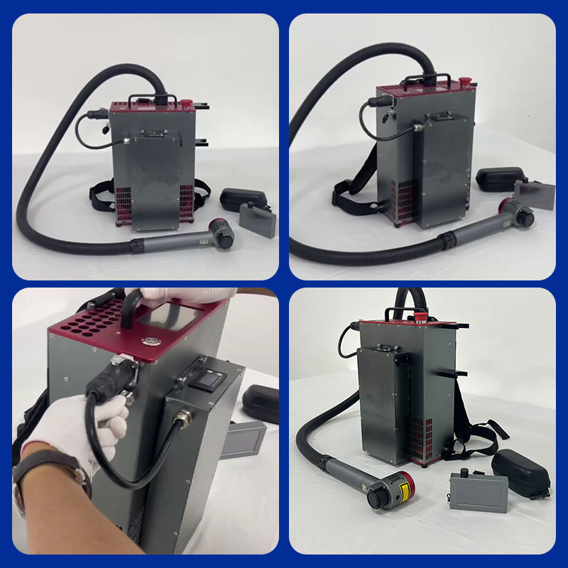 バックパックポータブル型ハンドヘルドレーザークリーナー錆除去 - Industrial Laser Machine Price のレビューと価格