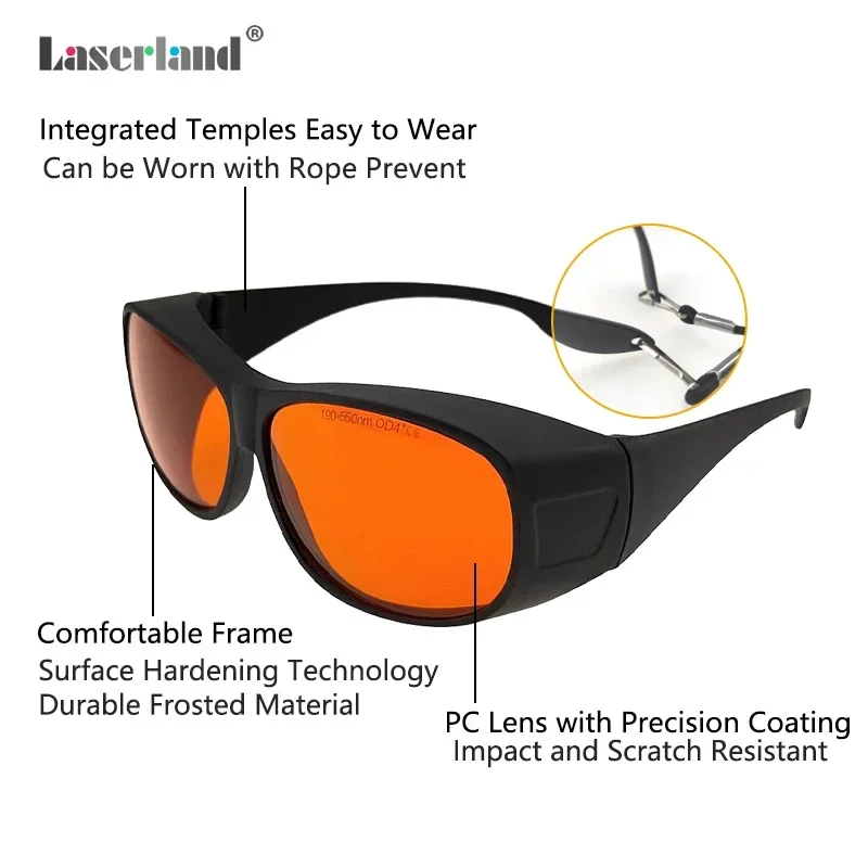 ビューティーサロンレーザー保護ゴーグルブルーレッドグリーン8 - Laser Safety Goggles のレビューと価格