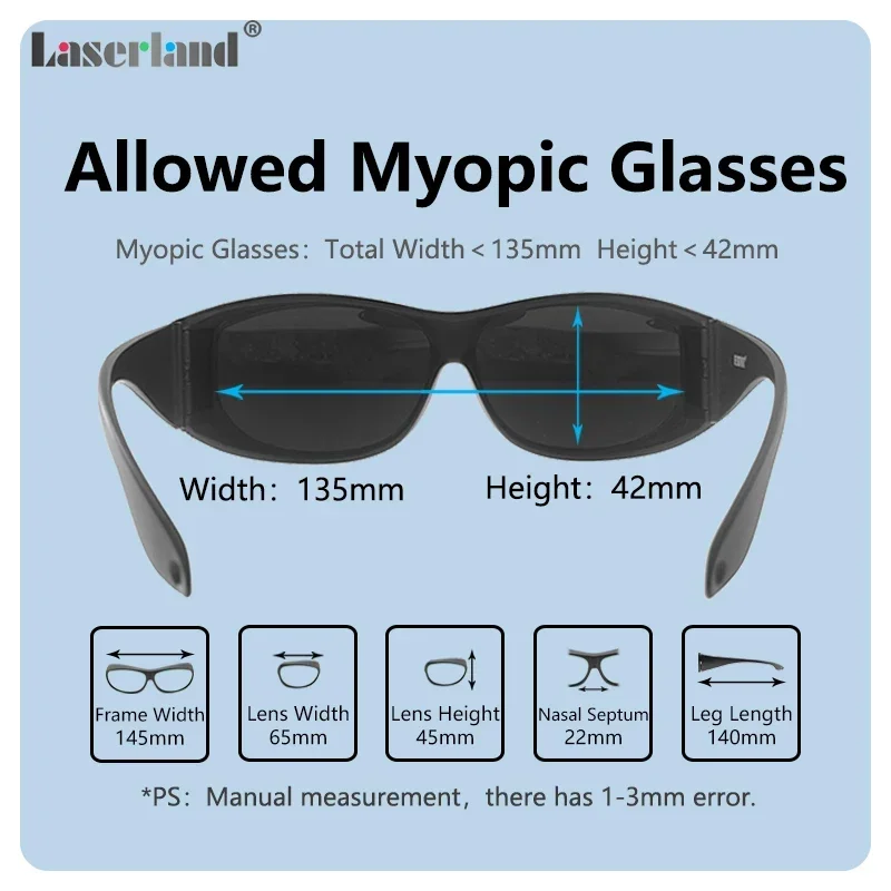 ビューティーサロンレーザー保護ゴーグルブルーレッドグリーン8 - Laser Safety Goggles のレビューと価格