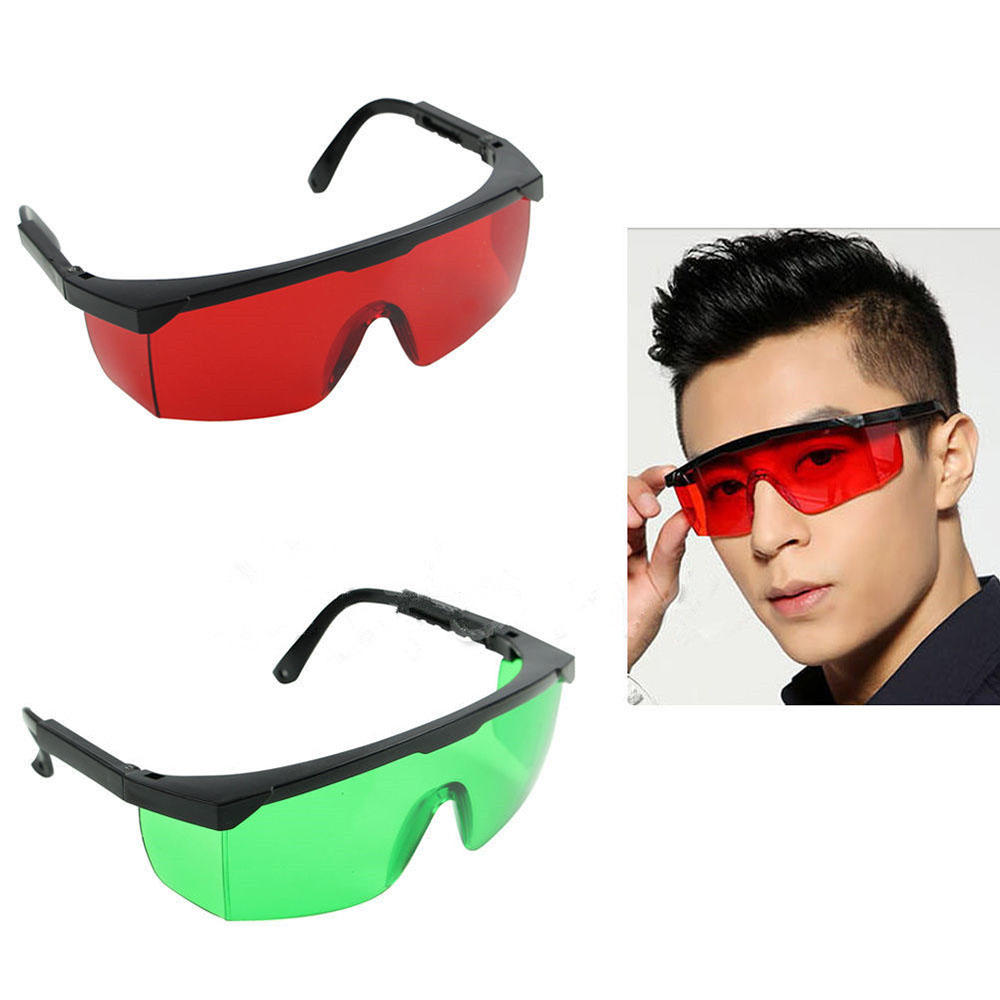 新しい便利な目の安全メガネ赤緑レーザー UV 光保護ゴーグル - Laser Safety Goggles のレビューと価格