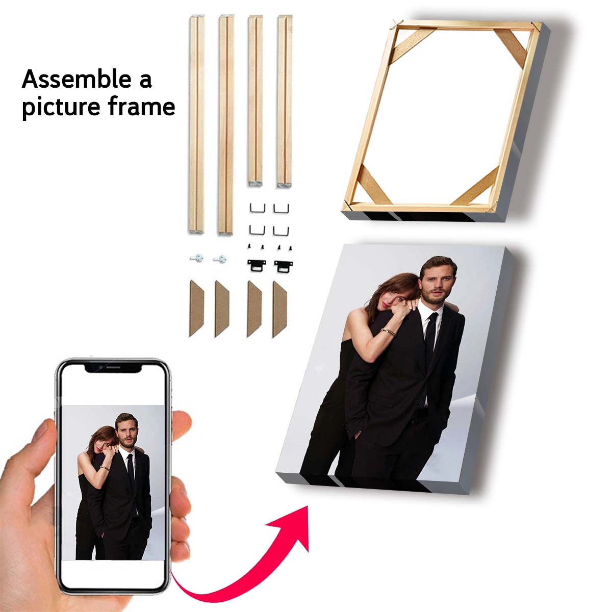カスタムプリントキャンバス絵画、あなたの写真から作る、結婚式 - Industrial Laser Marker のレビューと価格