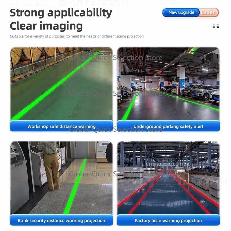 産業用仮想レーザー安全ラインサインプロジェクター床面標示警告 - Industrial Laser Projector のレビューと価格