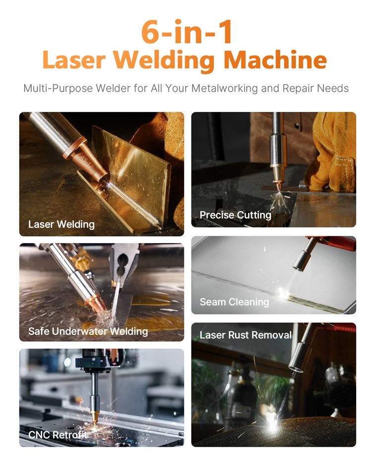 3 in 1 溶接・切断・洗浄 700W 工業用ハンドヘルド - Industrial Laser Welder のレビューと価格