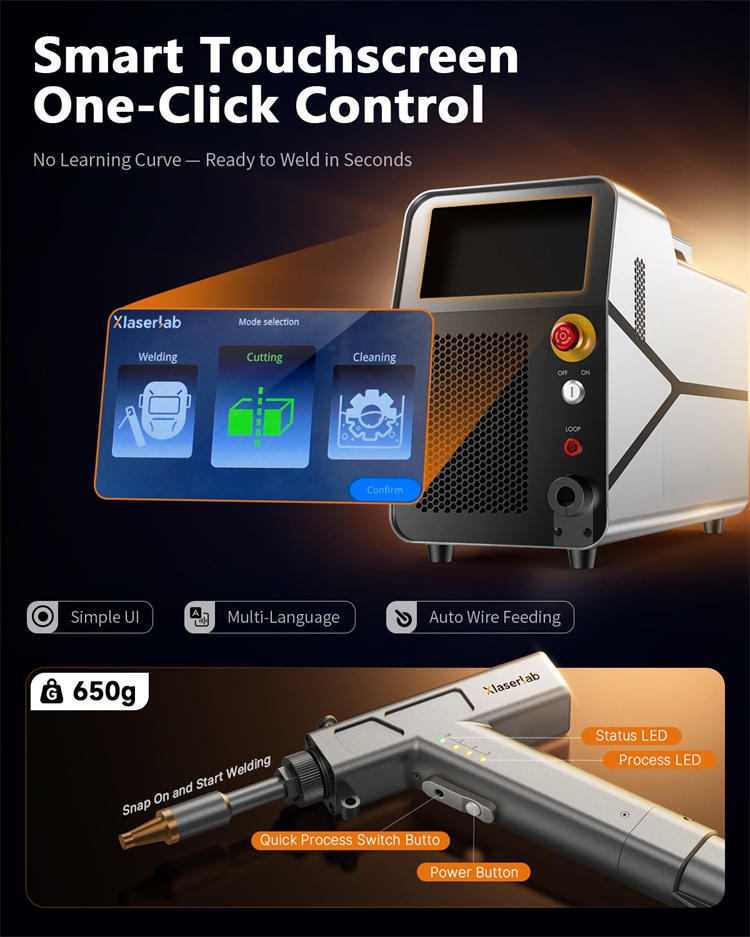 3 in 1 溶接・切断・洗浄 700W 工業用ハンドヘルド - Industrial Laser Welder のレビューと価格