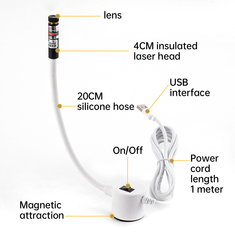 USB 電源赤色レーザーライト縫製位置決めランプ切断磁気ベー - Industrial Laser Welder のレビューと価格