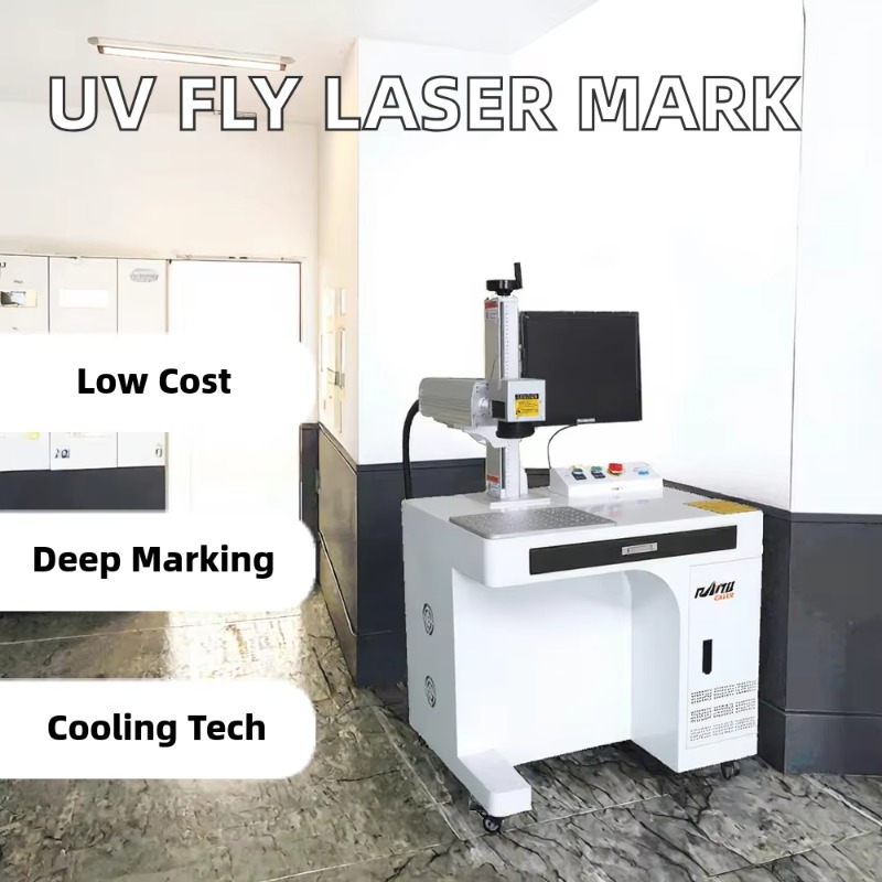 新入荷 UV フライレーザーマーキングマシン プリンター   - Industrial Laser Machine Price のレビューと価格