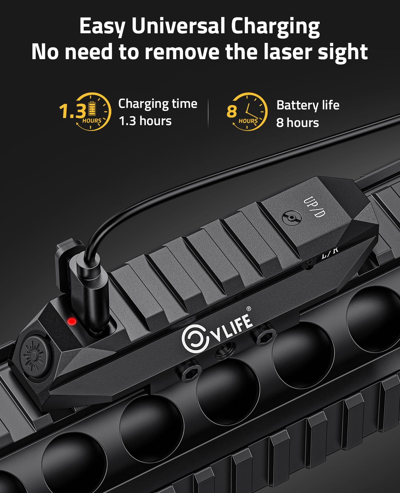 CVLIFE REDレーザー視力戦術的なロープロファイルライ - Industrial Laser Pointer のレビューと価格