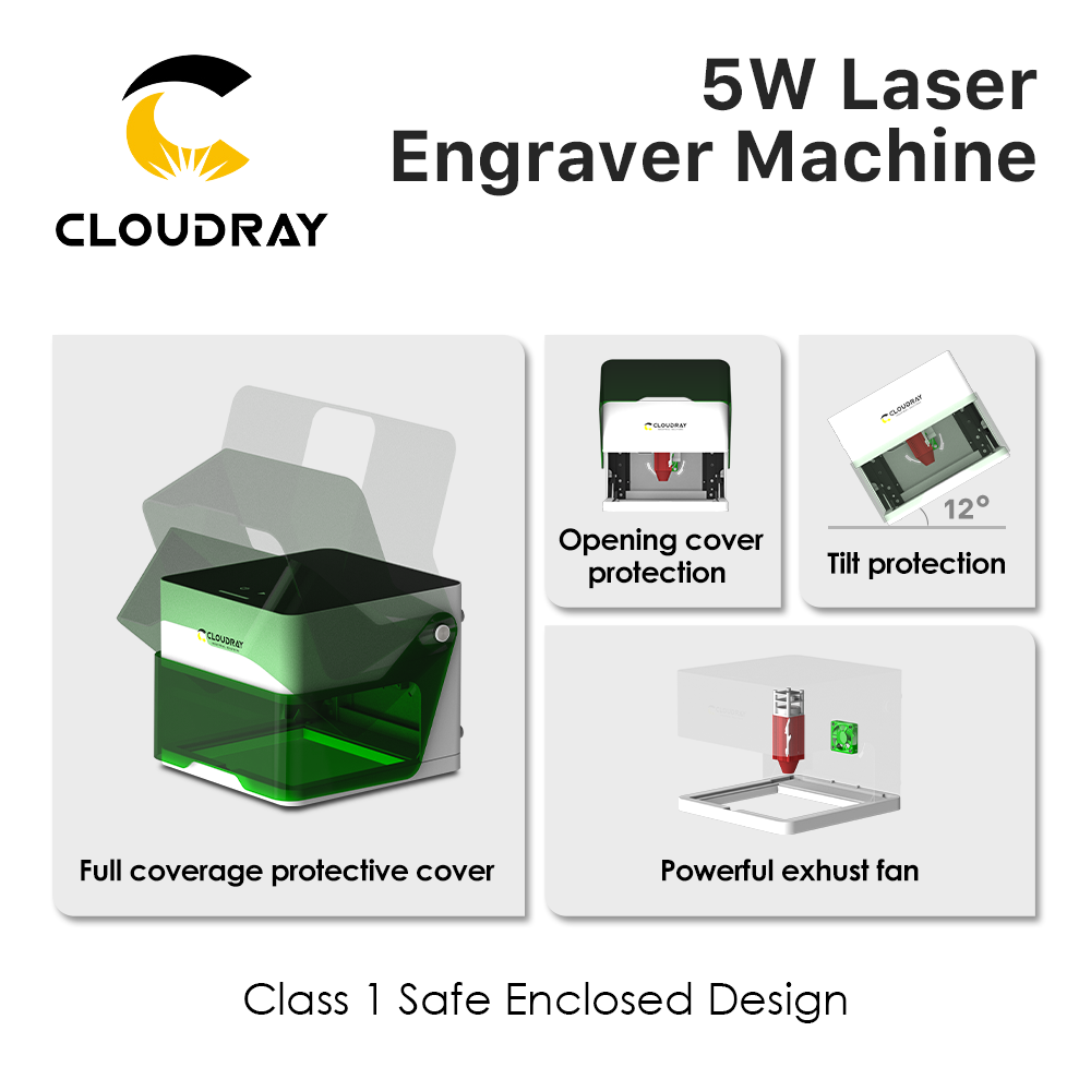 Cloudrayレーザー彫刻機BM1マークプリンターカッター - Industrial Laser Technology のレビューと価格